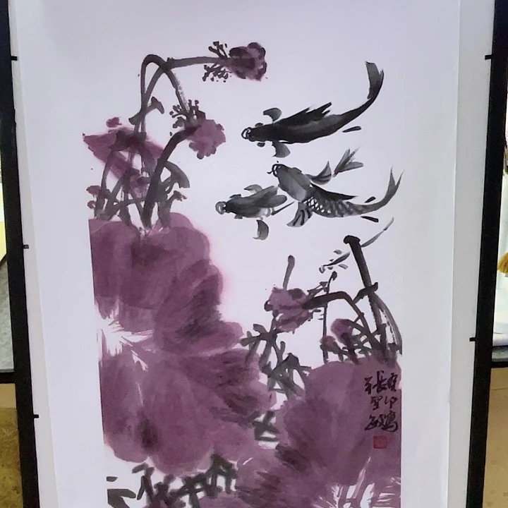 国画张圣敏先生纯手绘作品
