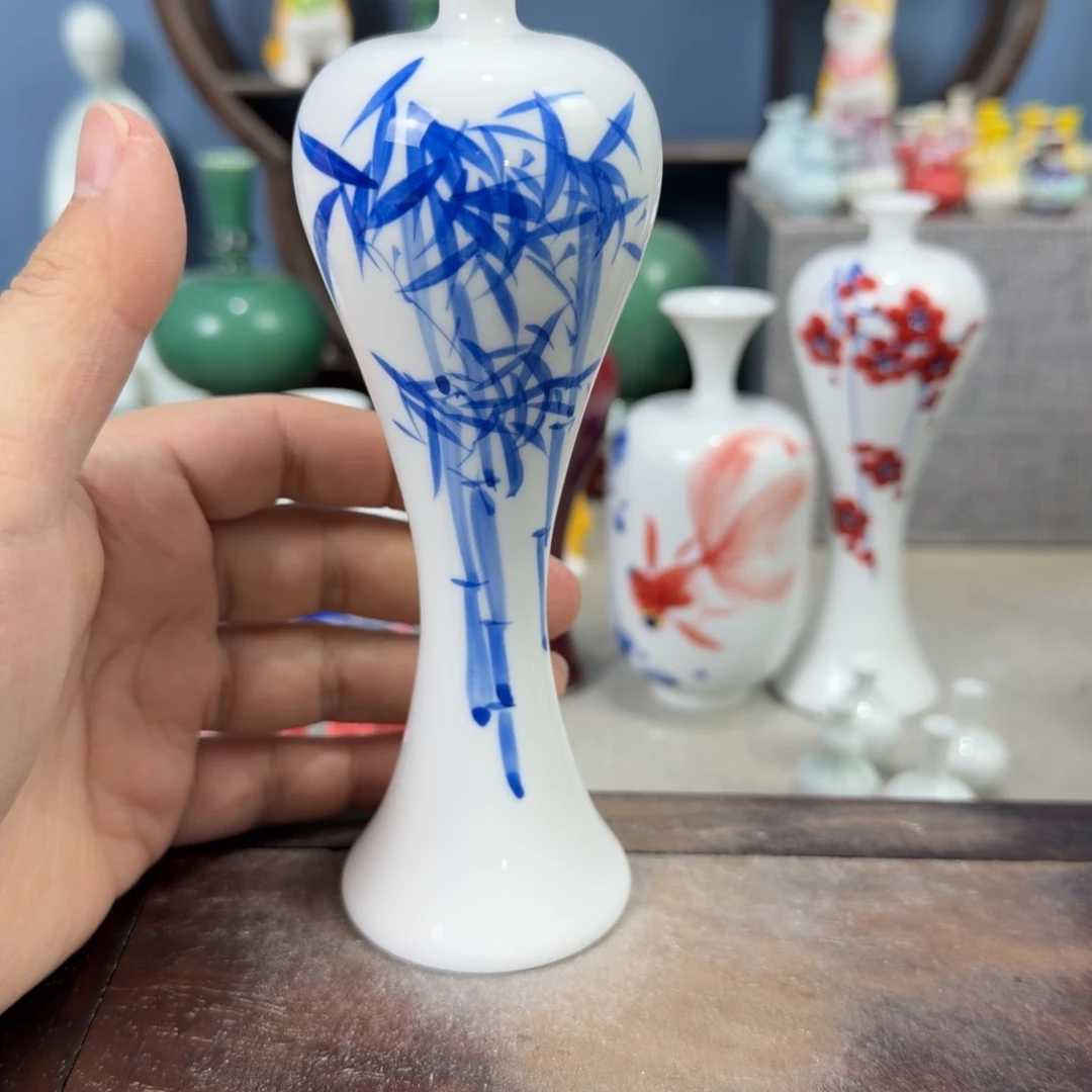陶瓷手工小花器摆件