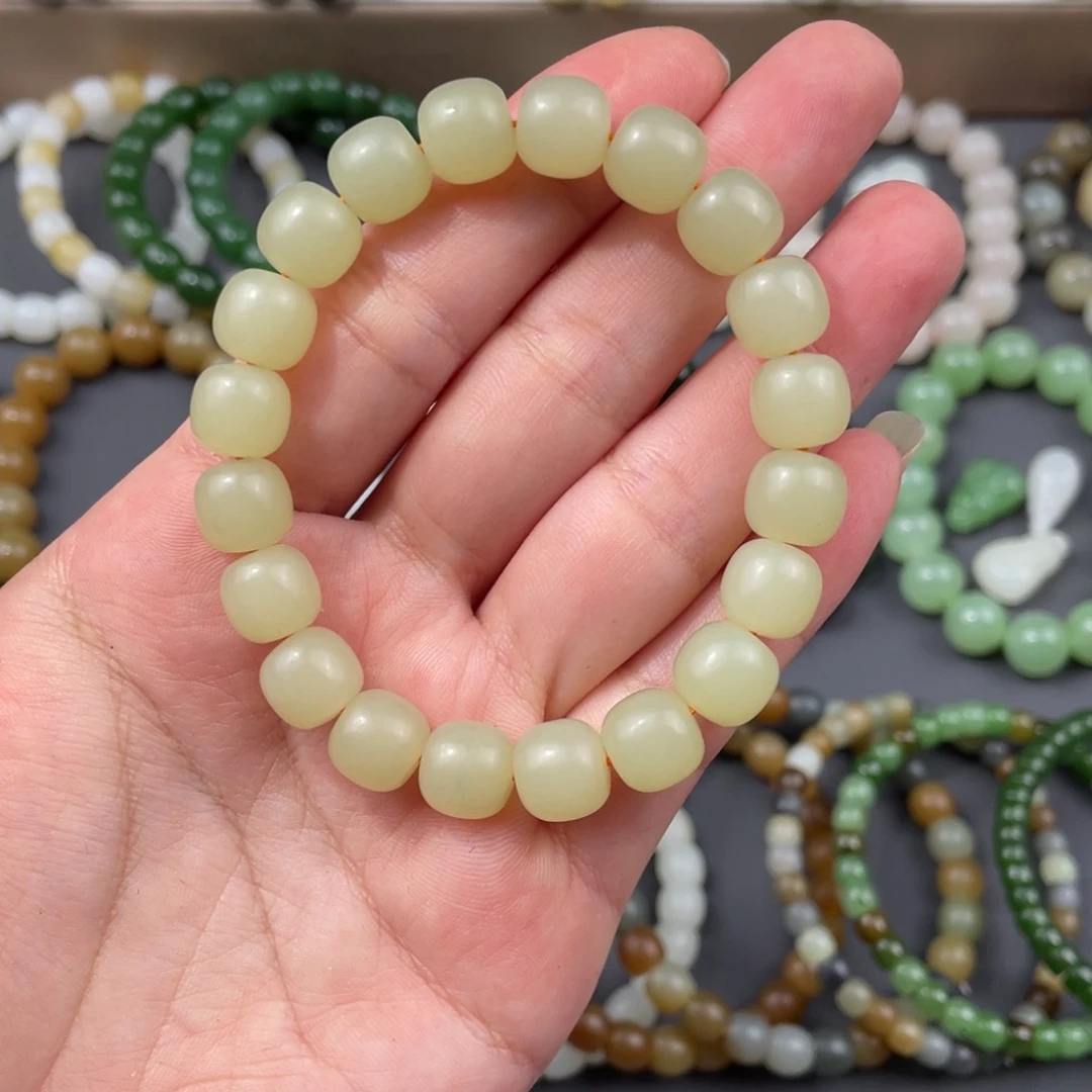 和田玉手串未镶嵌