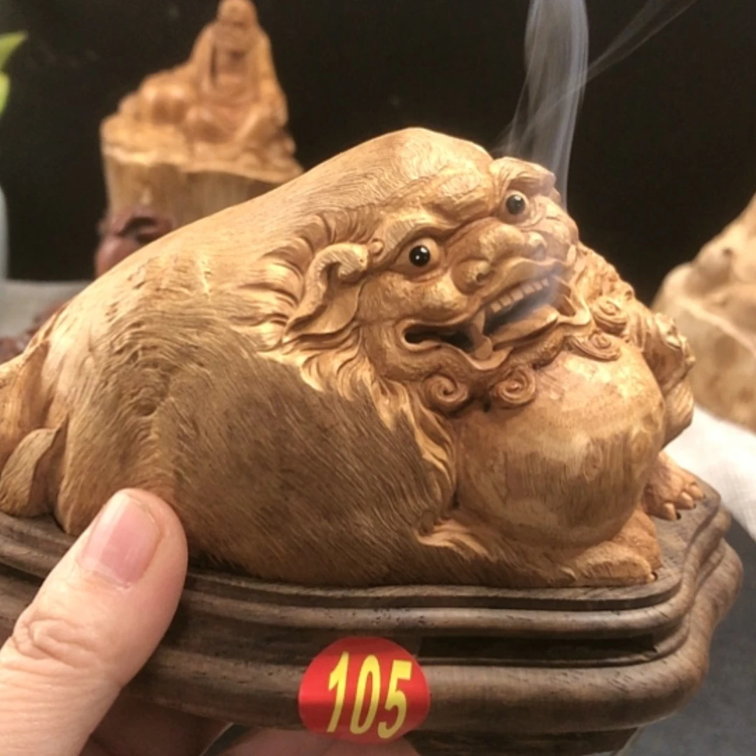 【闪购商品】木质开****f荔枝木精美熏香炉