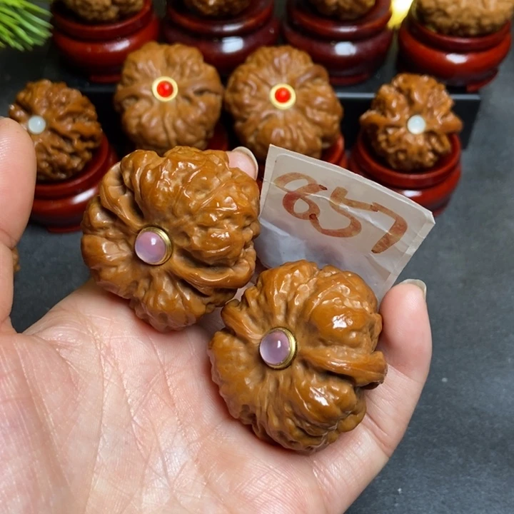 文玩核桃把件36蛤蟆857