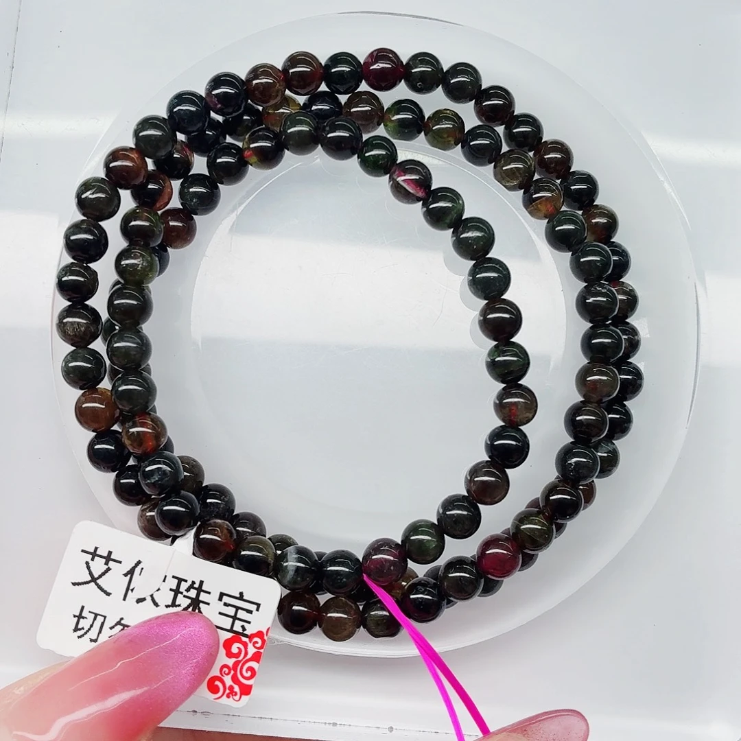未镶嵌碧玺手链51