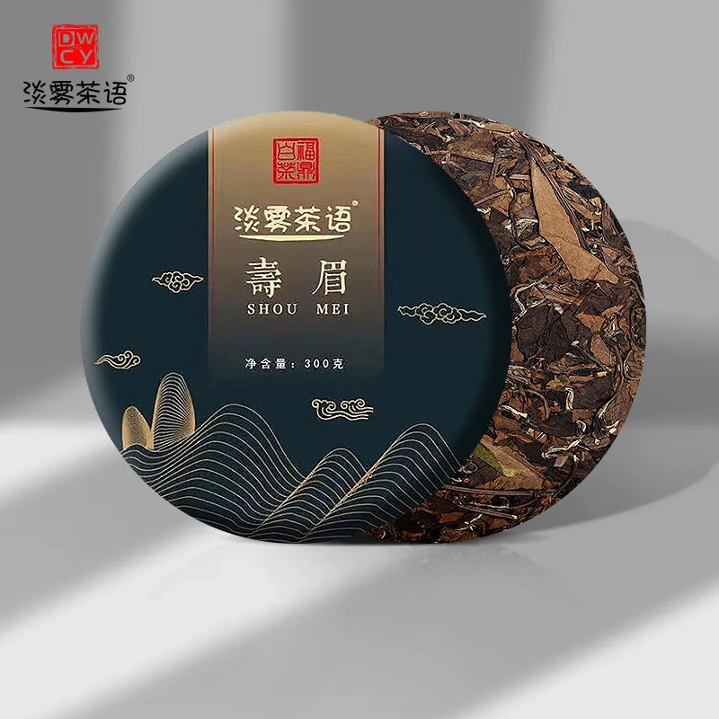 淡雾茶语正宗福鼎白茶2018年紧压老白茶茶饼寿眉送茶刀可长期保存