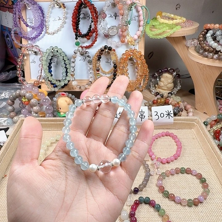 石英质玉手链未镶嵌