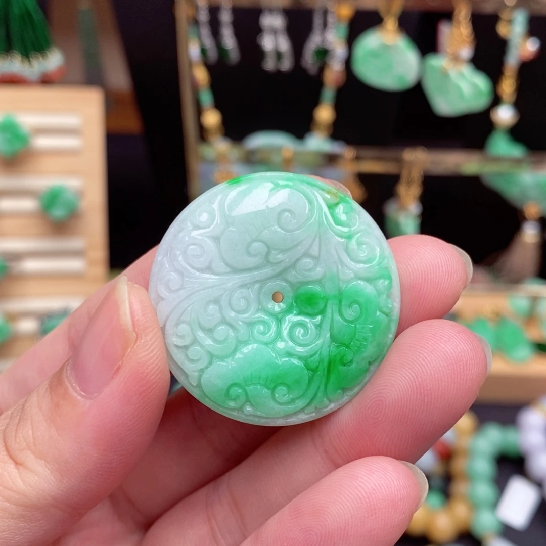 颈饰未镶嵌翡翠翡翠吊坠