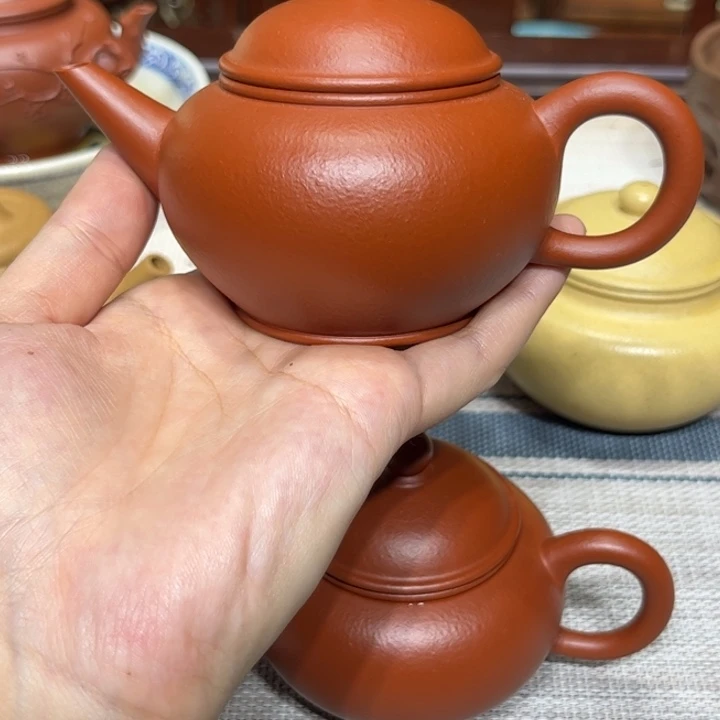 释***然茶壶紫砂紫砂水平1234