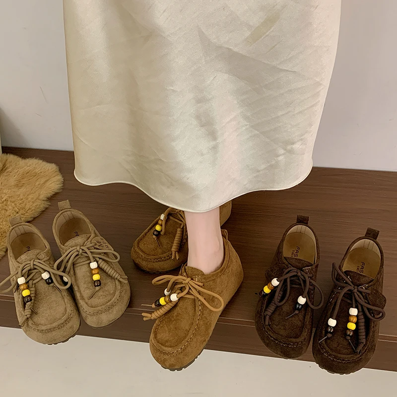 增高5厘米百搭复古纯色鞋子舒适时尚休闲鞋勃肯鞋女鞋透气春秋