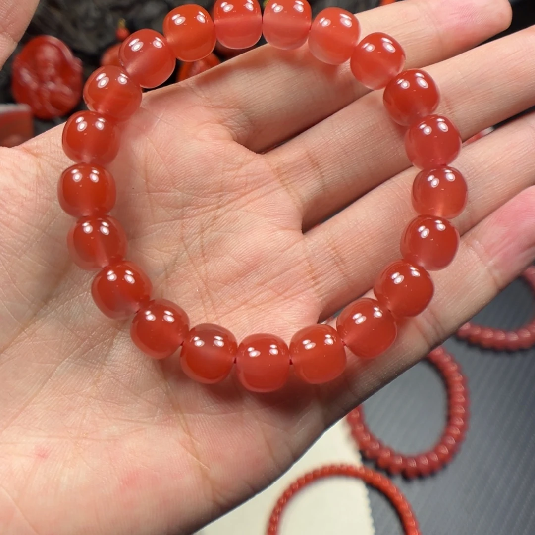 南红玛瑙未镶嵌颈饰