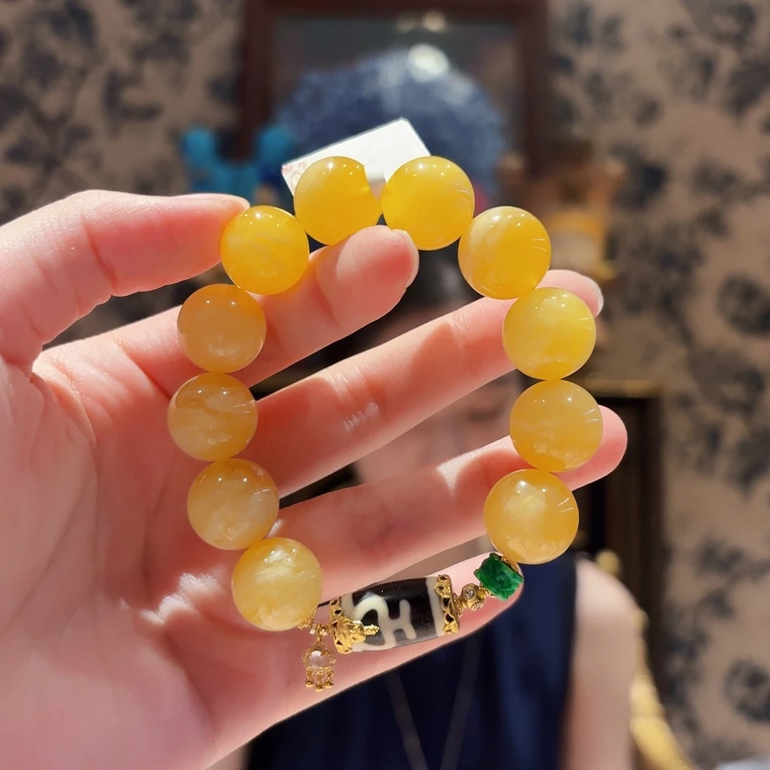 蜜蜡未镶嵌手串手串