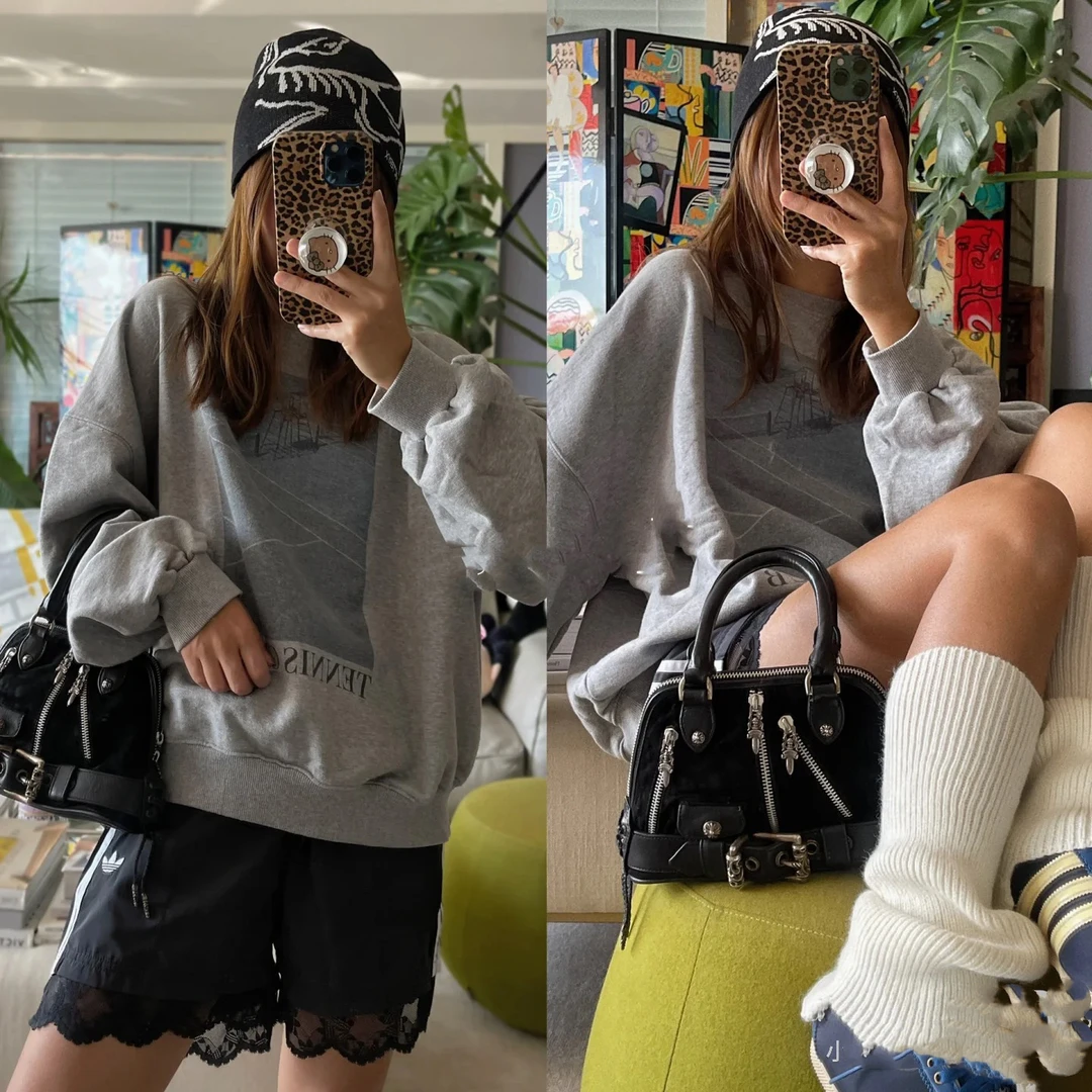 『XIGE STUDIO』重工定制朋克机车斜挎包