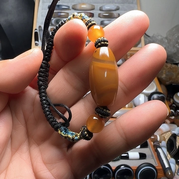 玛瑙/玉髓未镶嵌吊坠(不含链)