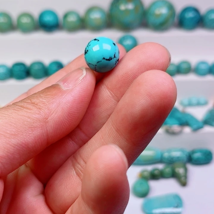 未镶嵌绿松石珠宝奇石小**