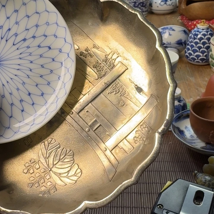 青花瓷器杯子茶具