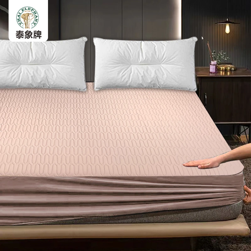 【长绒裥棉床笠】可机洗单人家用防滑亲肤柔软透气凉感凉席【直播】