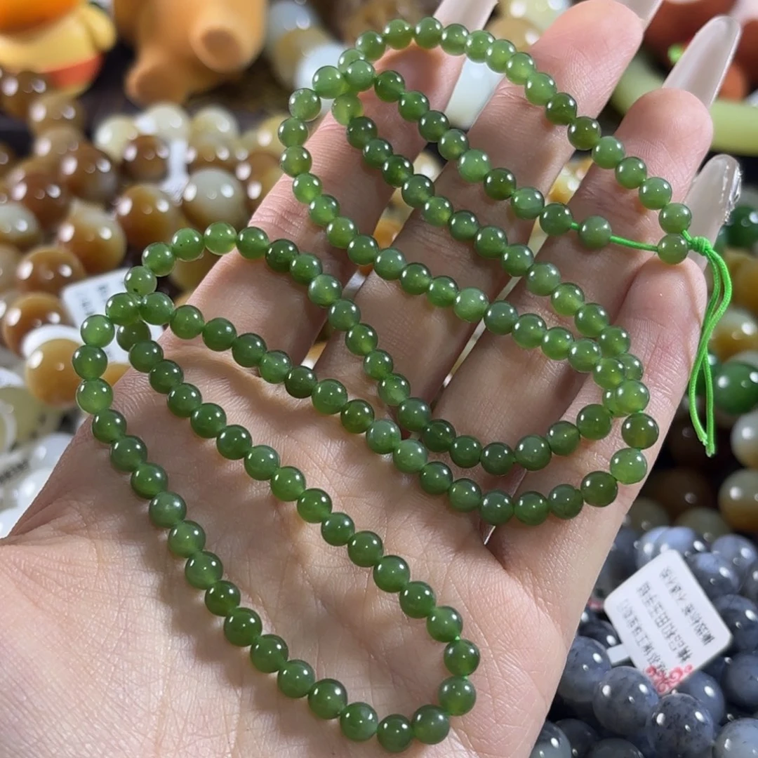 和田玉未镶嵌手链346