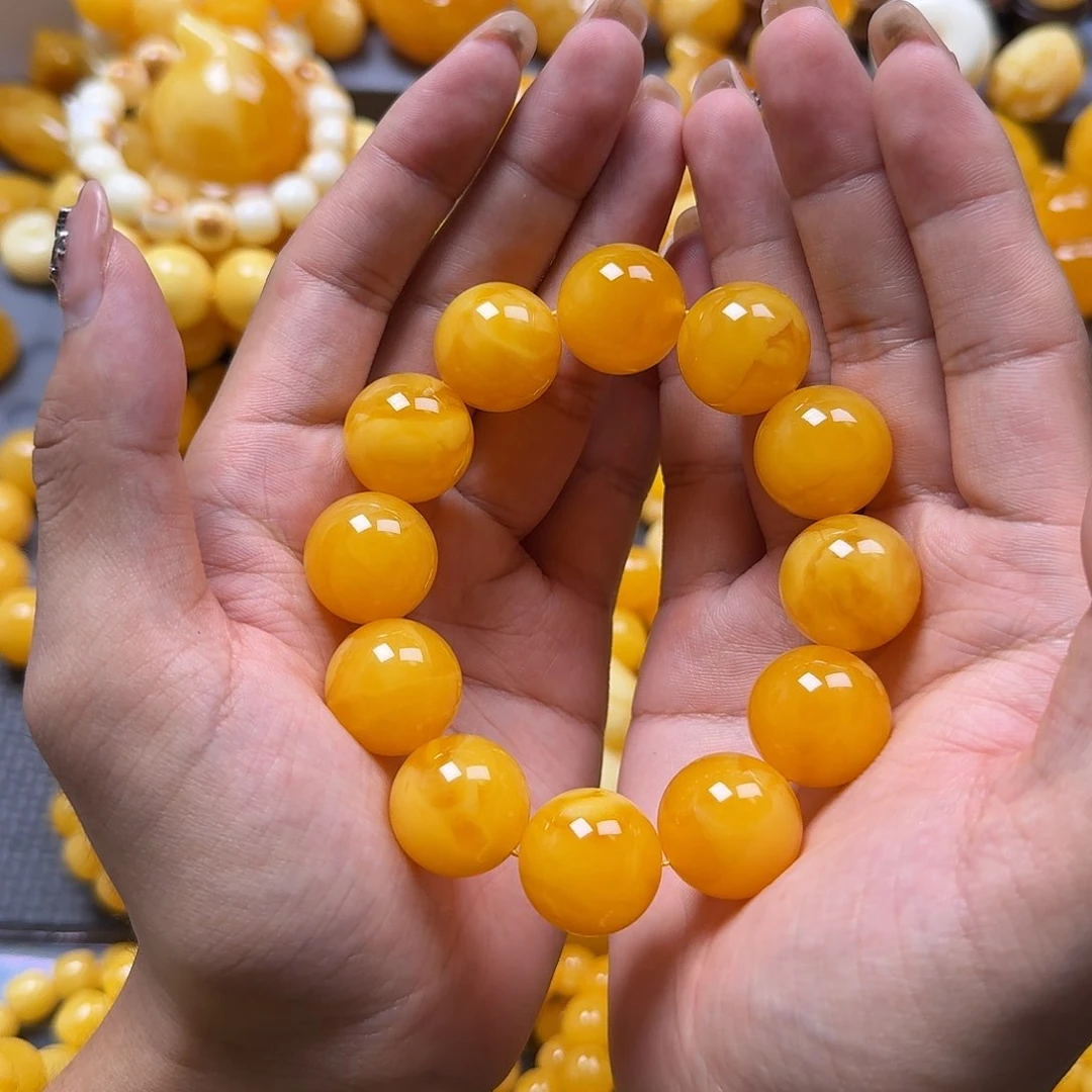 未镶嵌蜜蜡珠宝奇石同料20mm