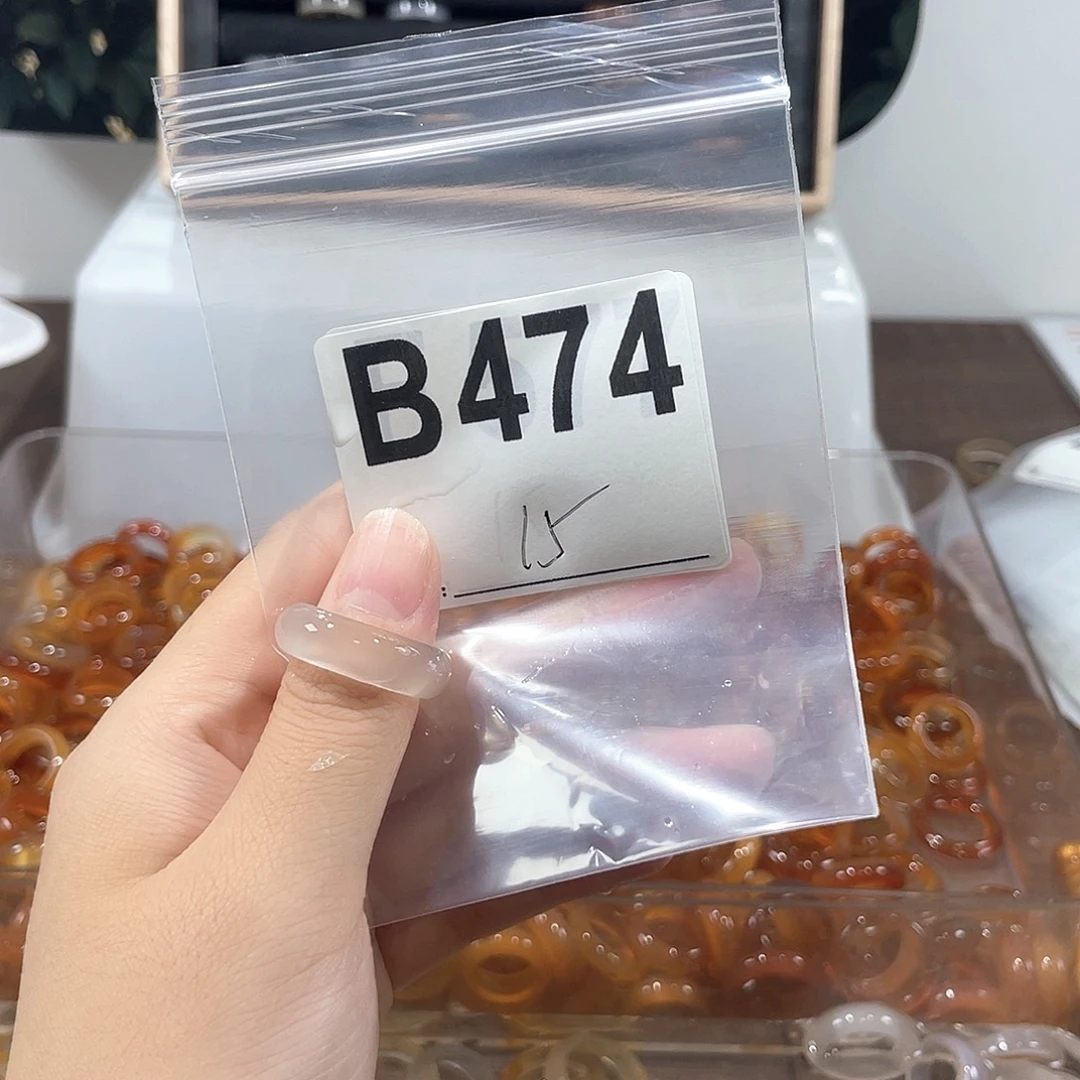 玛瑙/玉髓戒指合金474