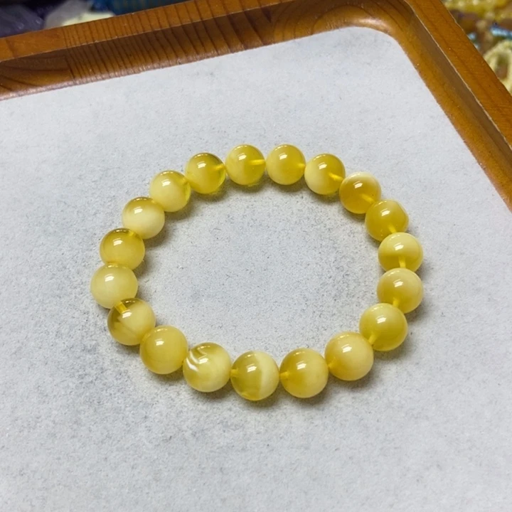 裸石蜜蜡未镶嵌手串