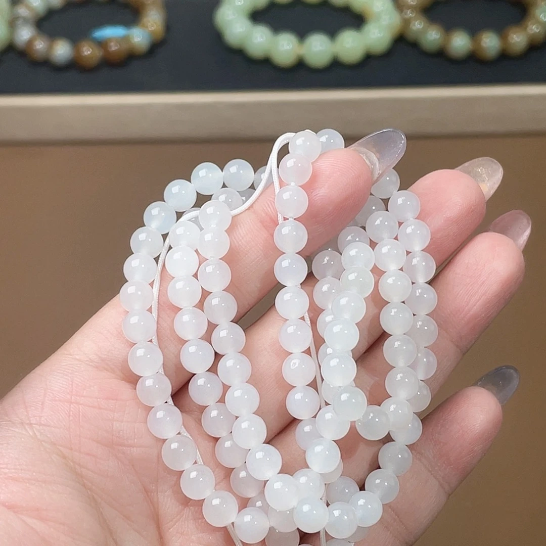 手链未镶嵌和田玉6 108 特细