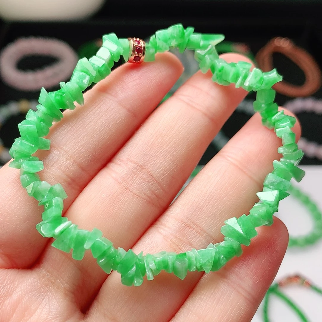 翡翠未镶嵌手链翡翠