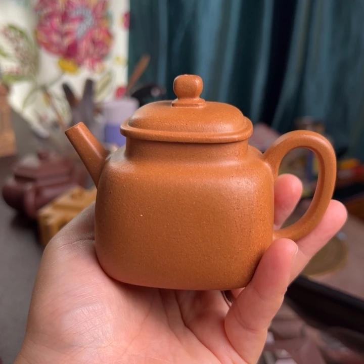 大***愚茶壶紫砂段泥言心微瑕