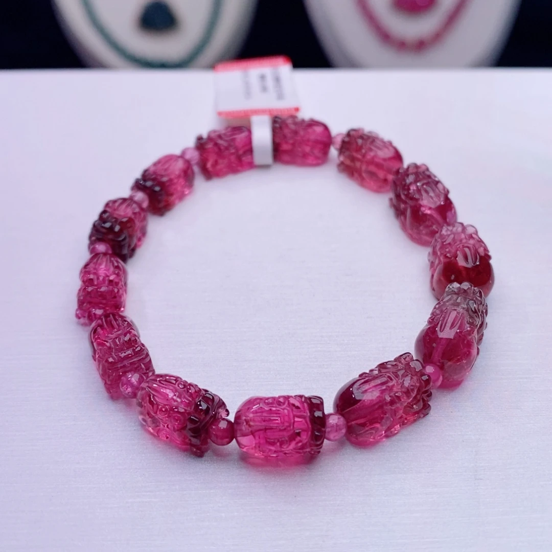 未镶嵌手链碧玺貔貅手链yy