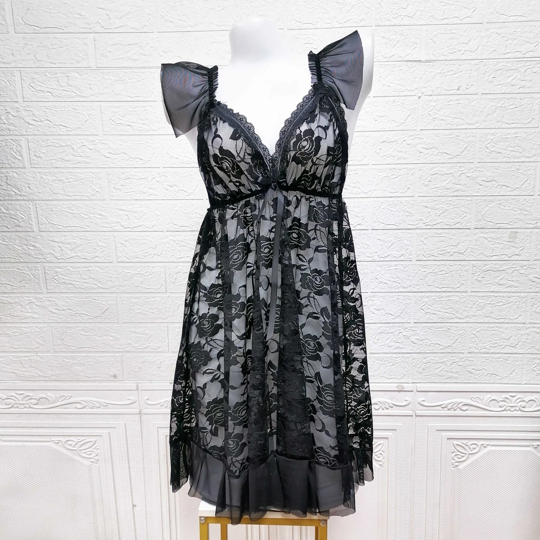 A34大码200斤蕾丝睡裙女