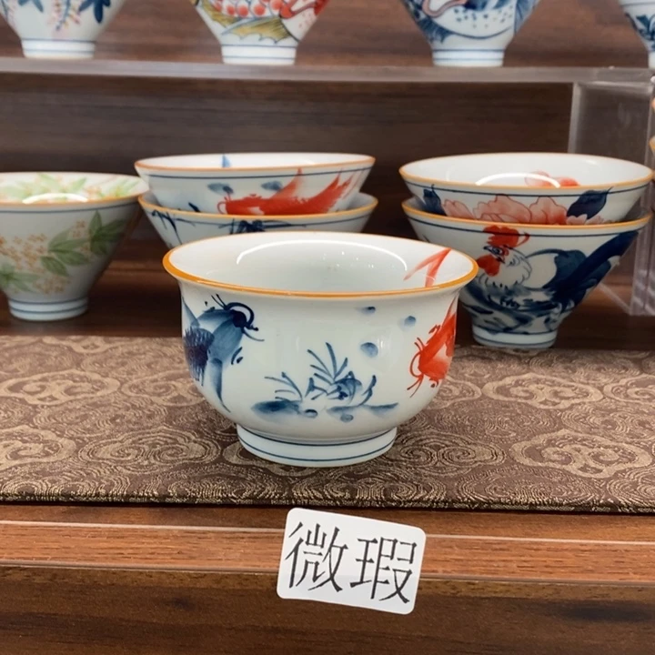 釉下老陶泥手工绘制