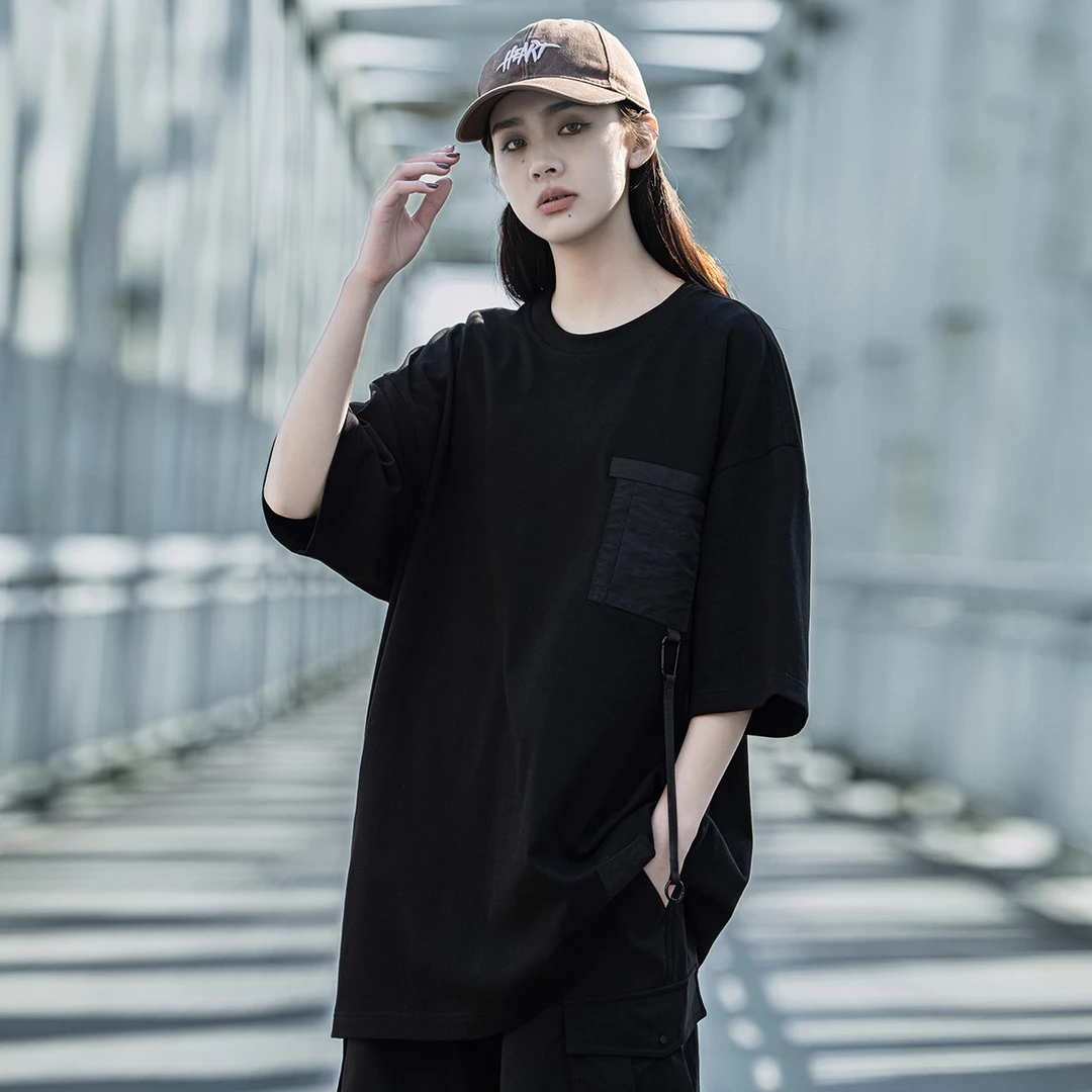 AOGZ设计师潮牌短袖男女生春夏季新款内搭打底衫情侣高街重磅T恤