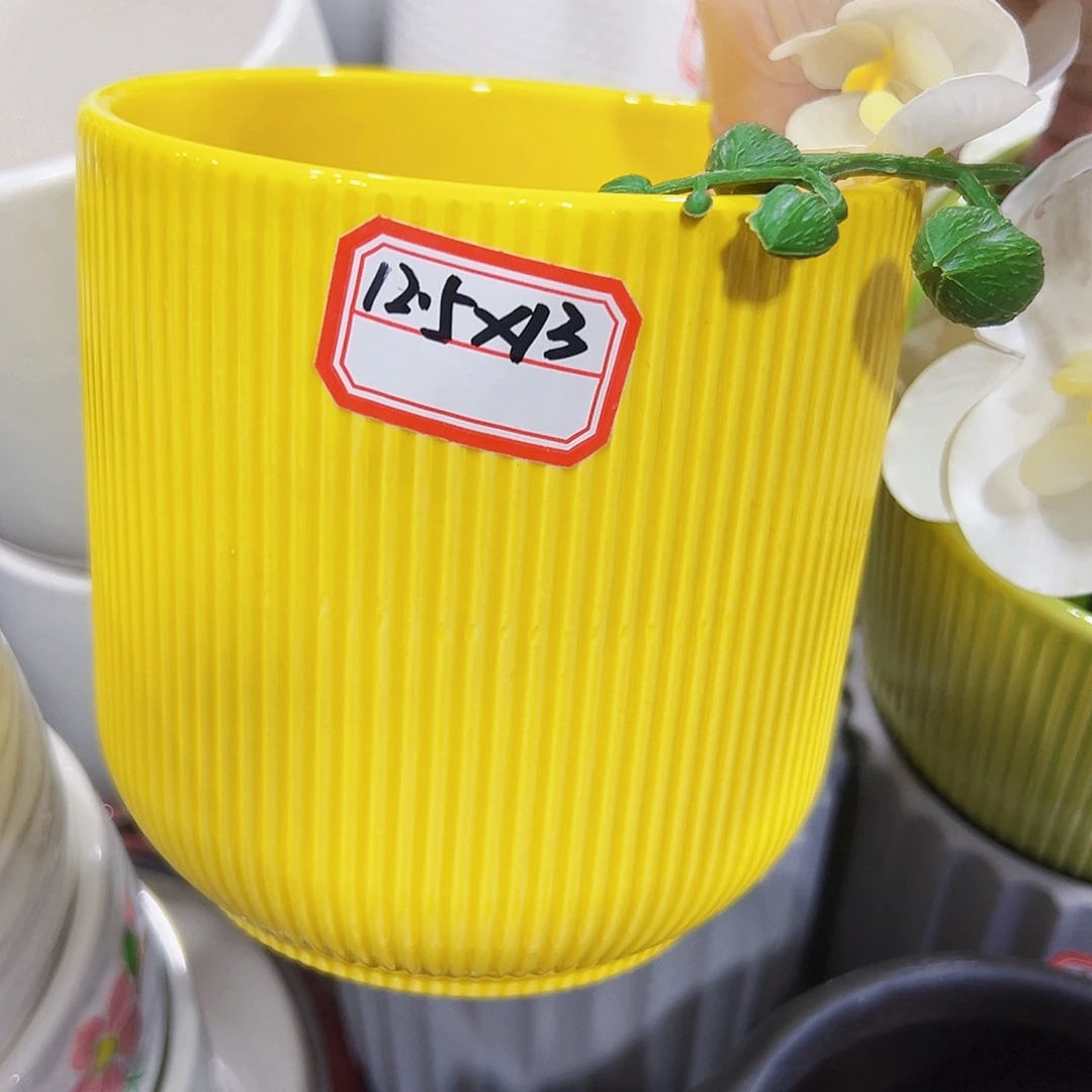 外贸尾单陶瓷花盆凑单10米包邮