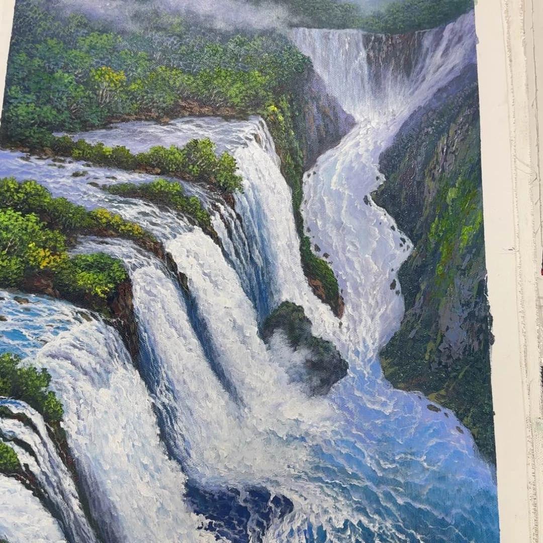 油画加油加油努力加油加油