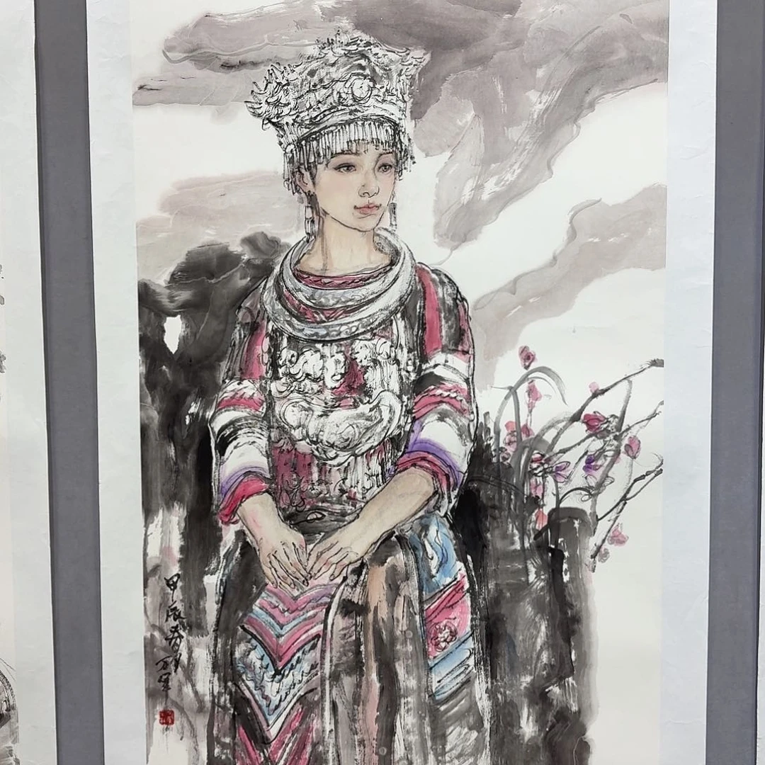 国画亲笔手绘放心去藏