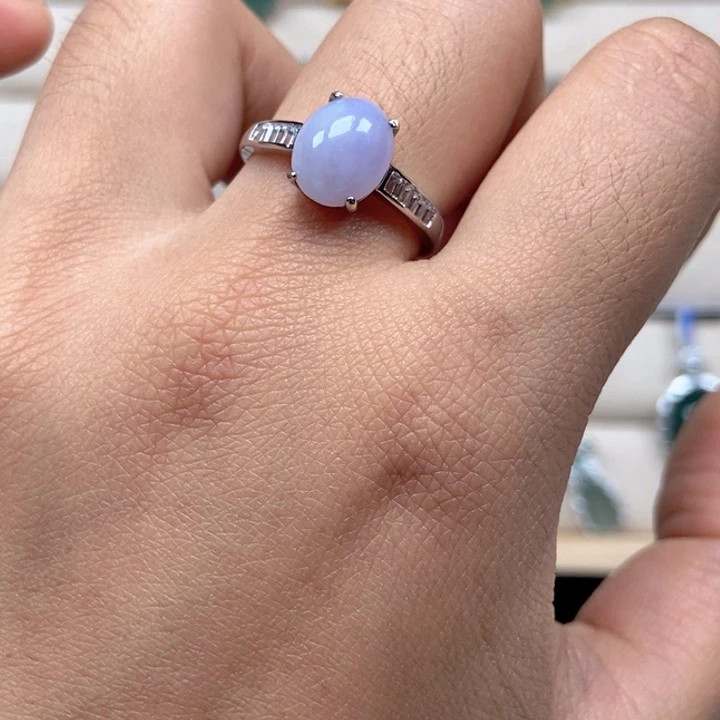 翡翠未镶嵌戒指戒指