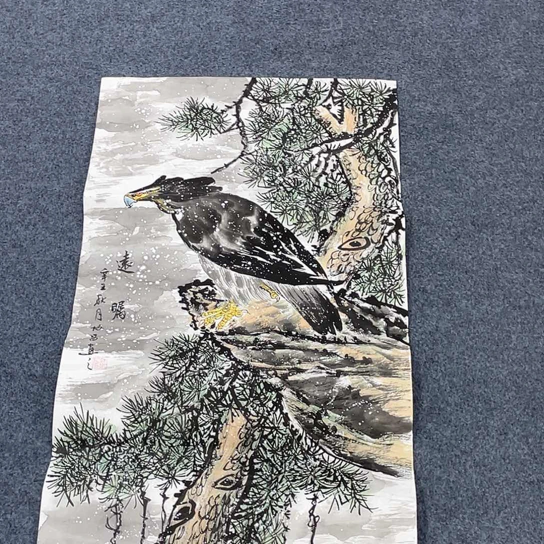 国画作品小姐姐放漏…