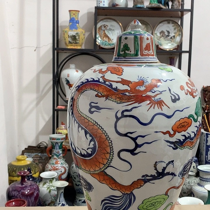 摆件陶博古架陶瓷摆件