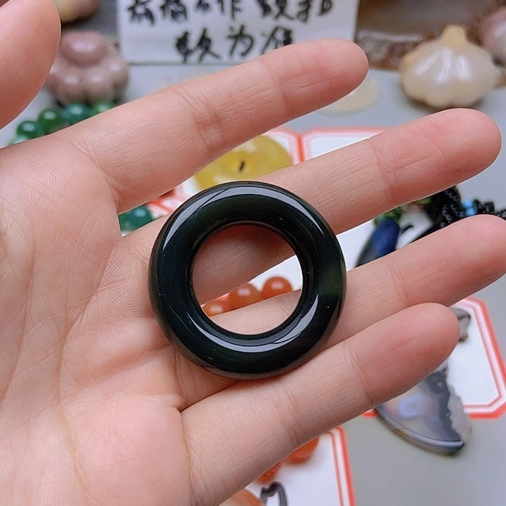 【闪购商品】未镶嵌玛瑙/玉髓珠宝半成品心****8