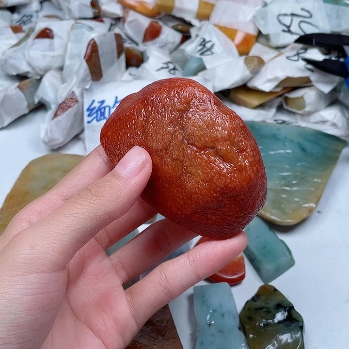 花***）翡翠未镶嵌颈饰翡翠