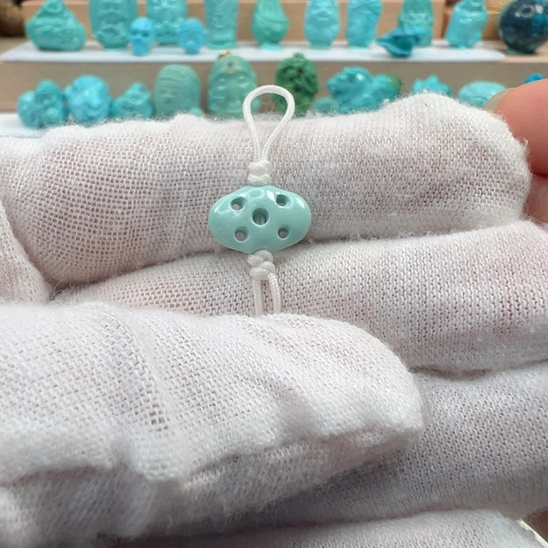 绿松石未镶嵌吊坠(不含链)