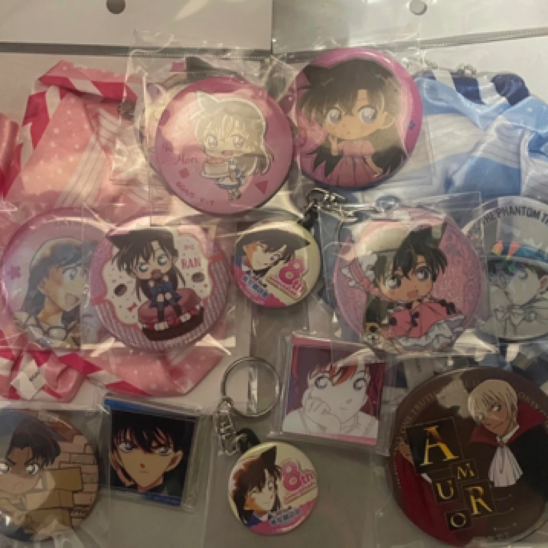 名侦探柯南含中古转盘吧唧卡牌徽章