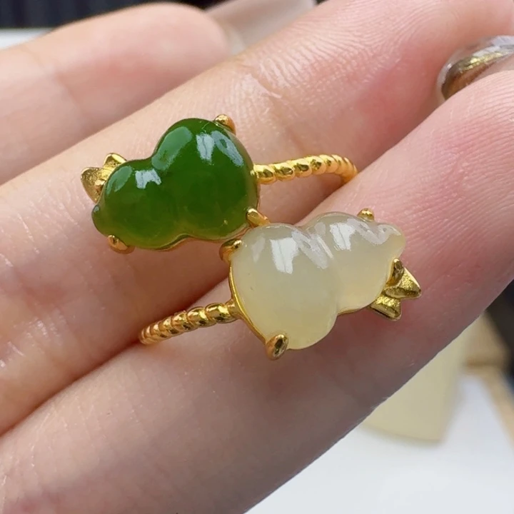 手链银S925镶嵌和田玉