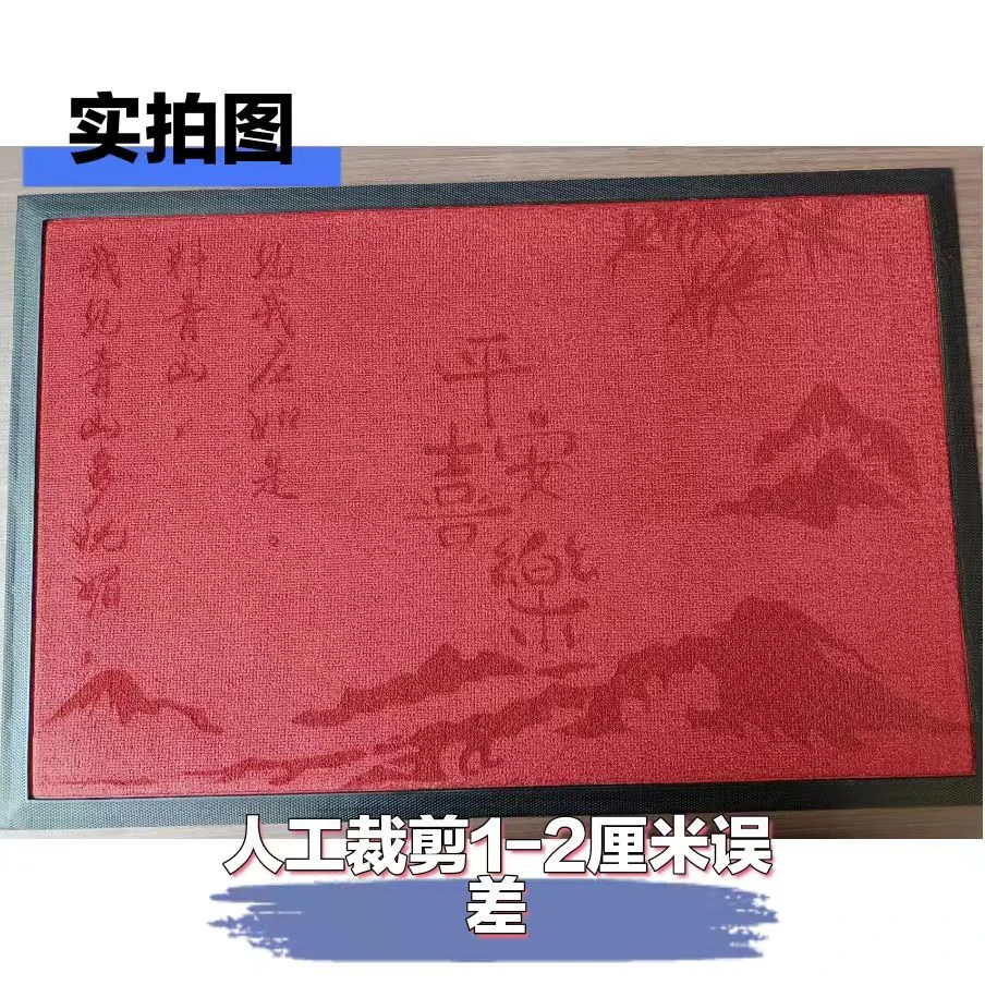 入门地垫入户门垫大门耐脏加厚中式防滑垫子家用免洗门口高档地垫