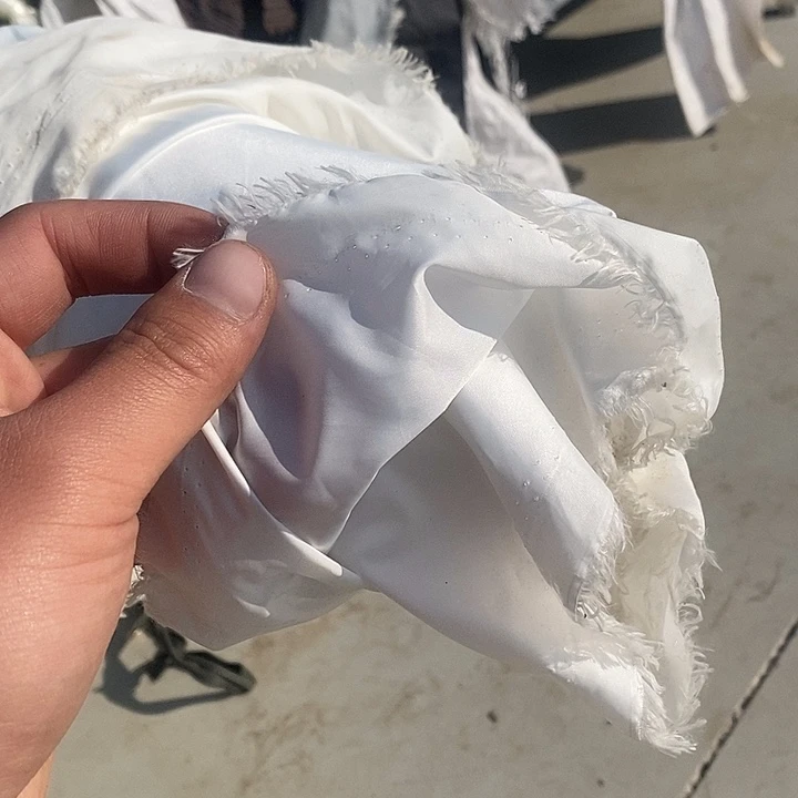 混纺白色高密里布3米