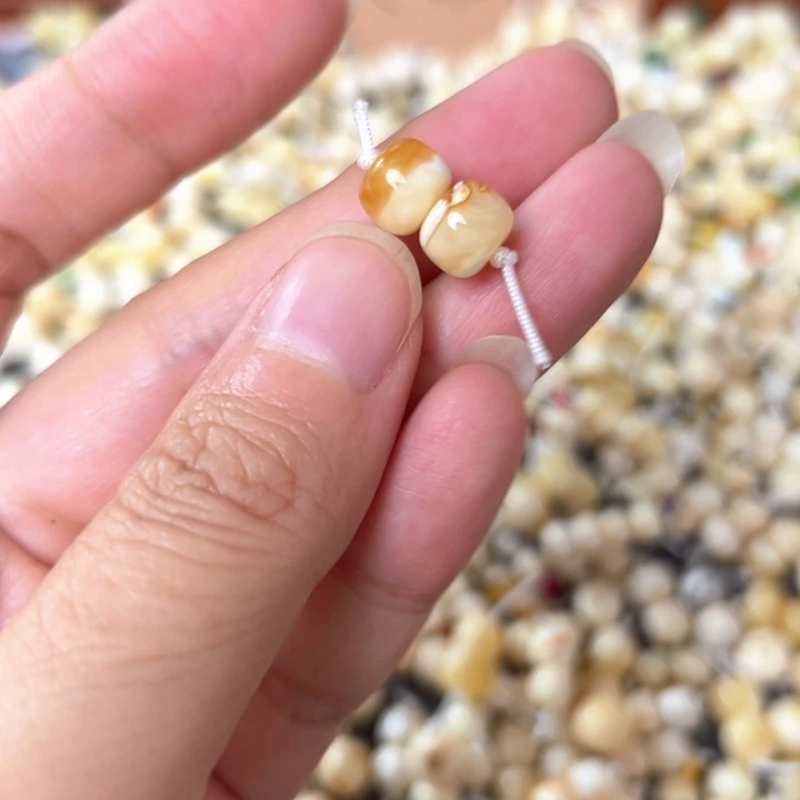 裸石蜜蜡未镶嵌8mmyidui