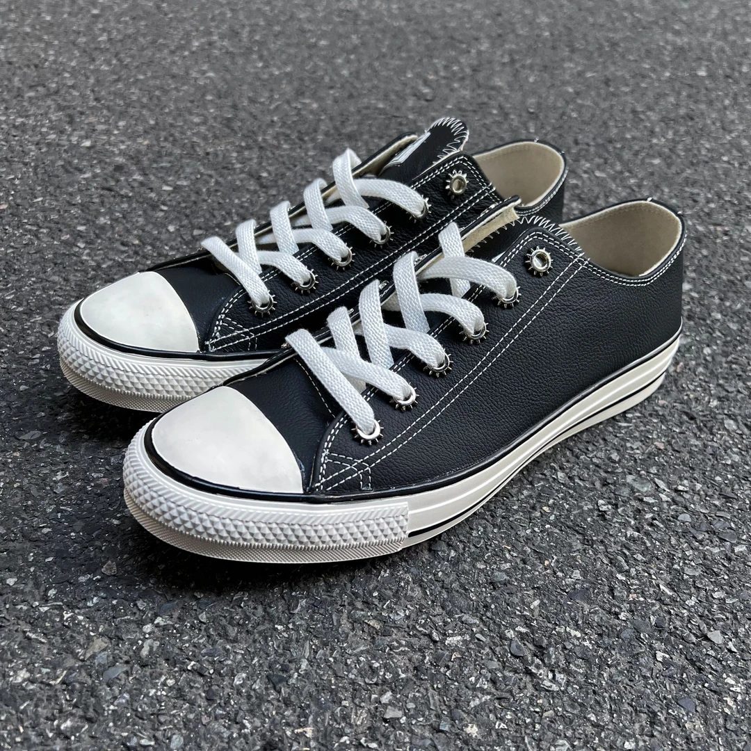 【流放小鬼】男款头层牛皮小众设计板鞋简约轻便休闲鞋