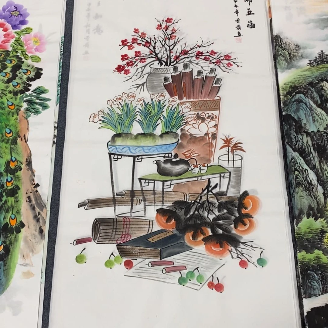 国画140✖️70画画画画画画