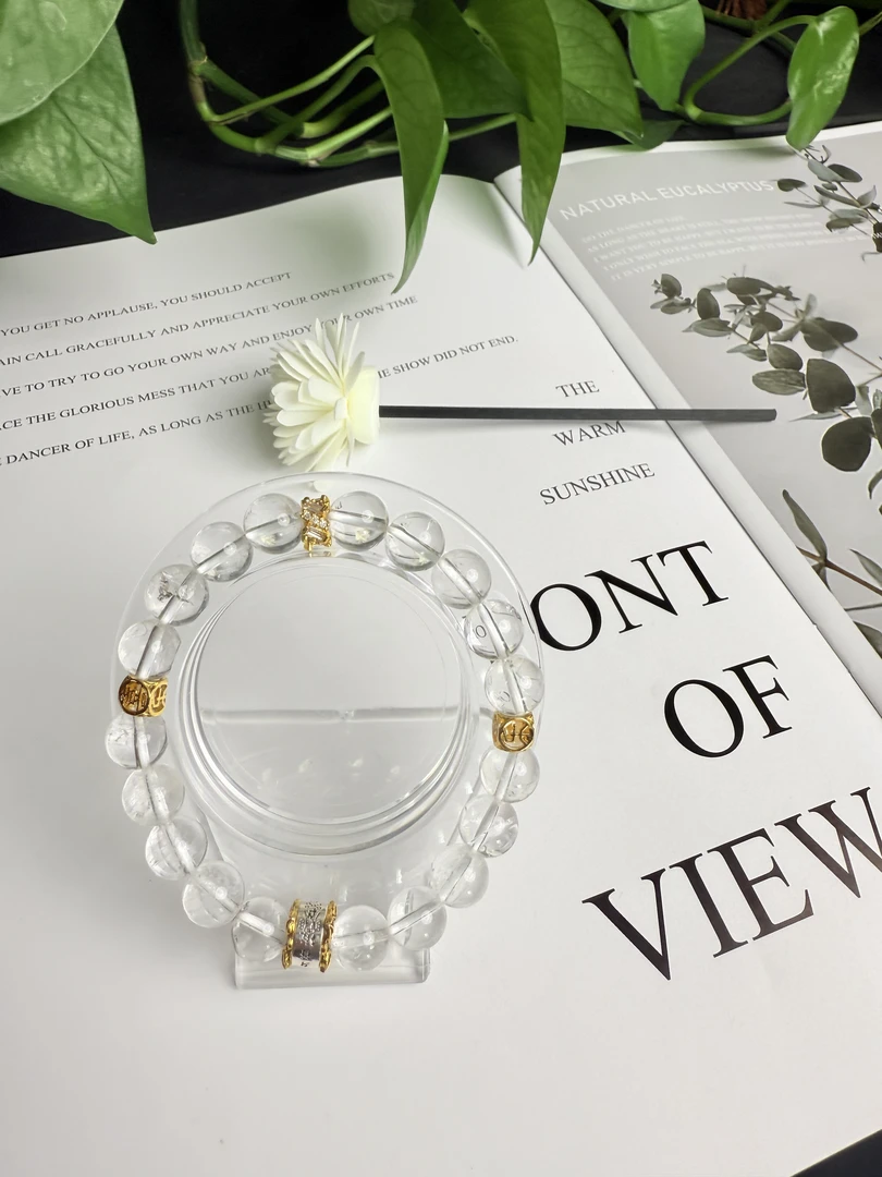 （琉璃之光）10m白水晶和平纯净无瑕气质