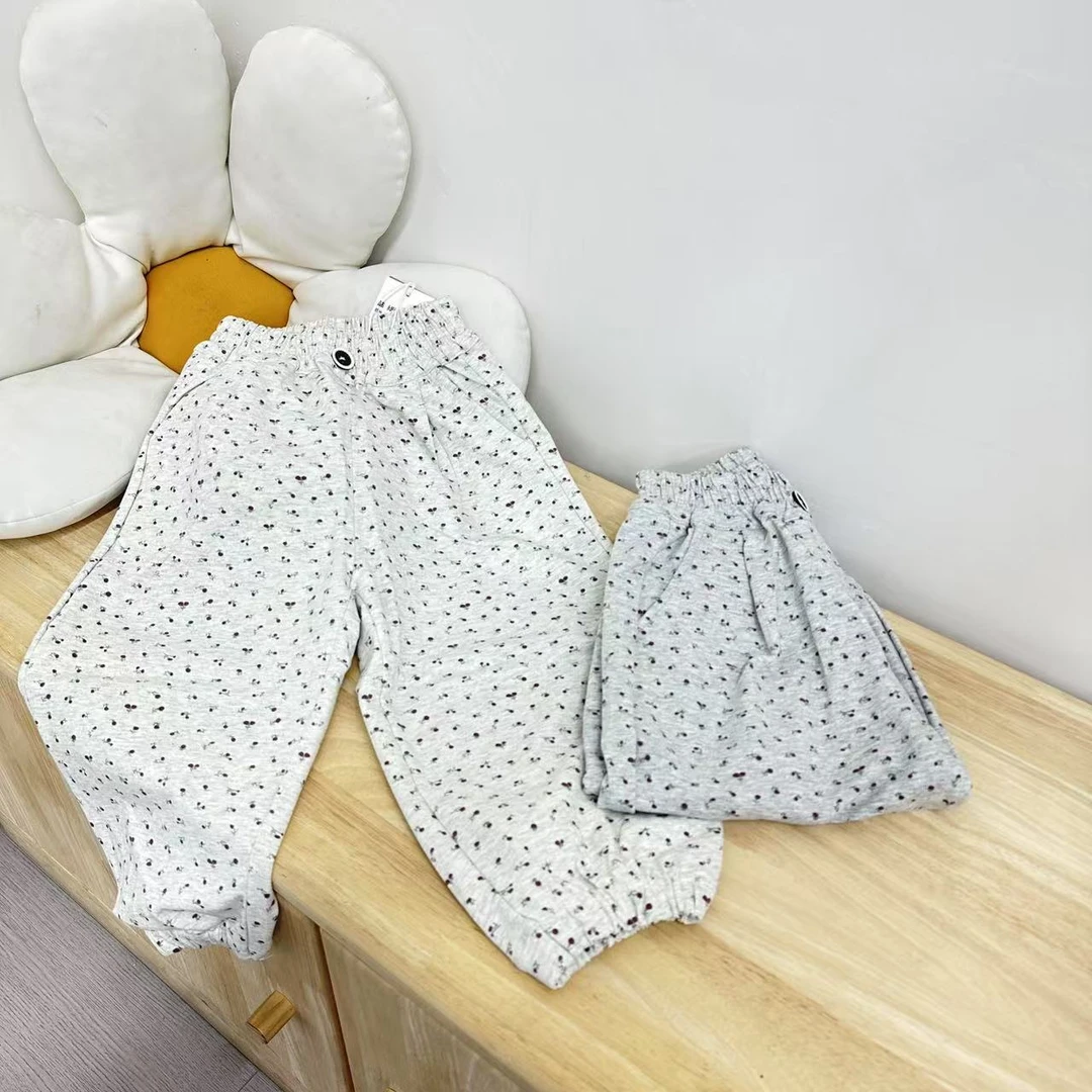 新款小碎花针织卫裤2530-1【清版无售后】