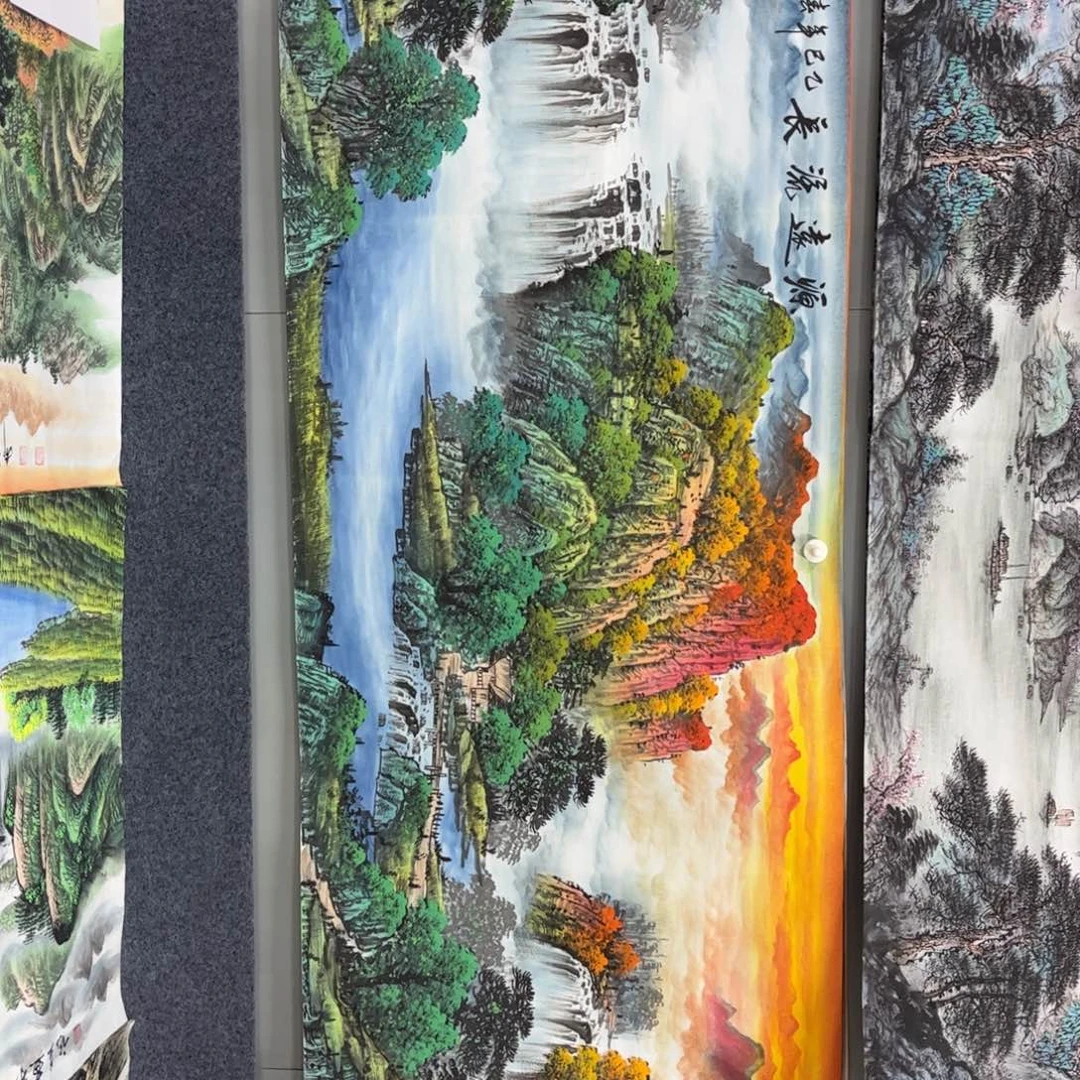 国画老师手绘作品欣赏
