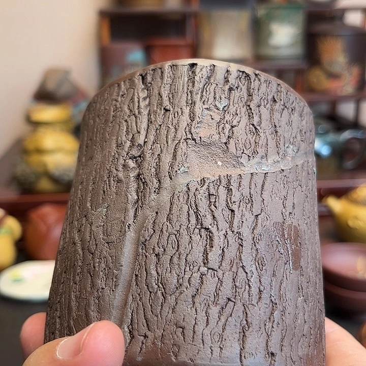紫砂茶杯文淘紫砂主人杯高端茶器瑕疵