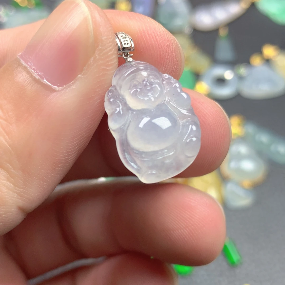 【闪购商品】颈饰18K金镶嵌翡翠翡翠